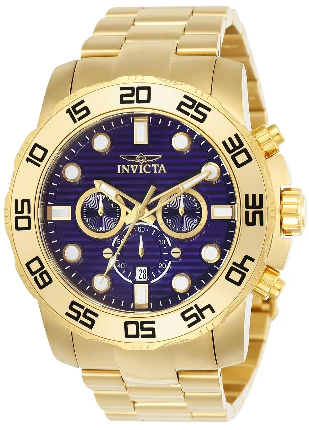 Invicta 22228 22228 Watch - Blue Dial Stainless Steel Band