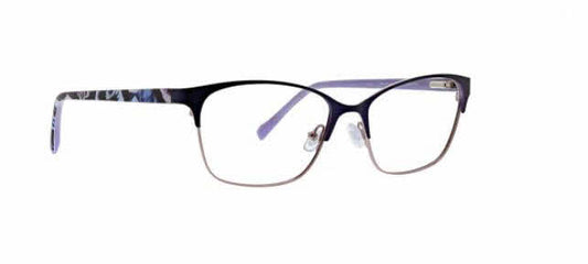 Vera Bradley Sharon Plum Pansies 5316 53mm New Eyeglasses