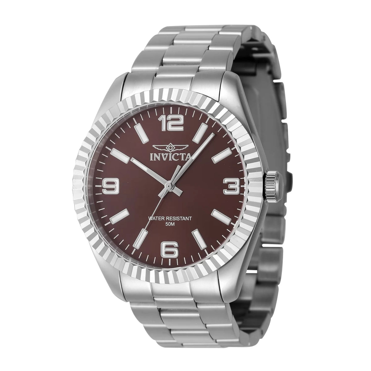 Invicta 47452 Quartz Watch Copper Dial Stainless Steel 43mm Men