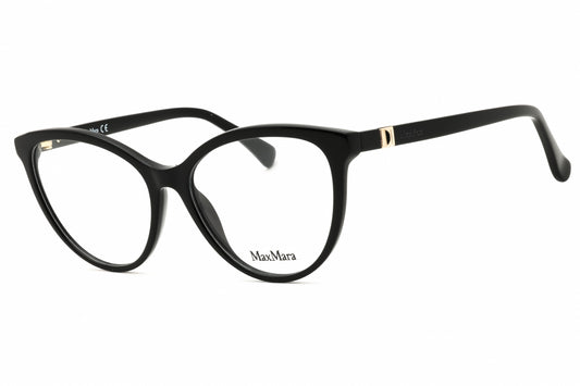 Eyeglasses MM5024-001 eyeglasses in shiny black frame with clear demo lenses