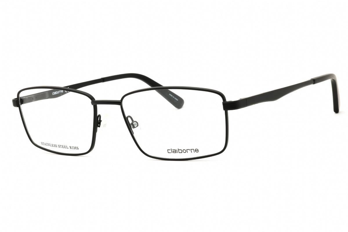 Liz Claiborne CB 273-0003 00 MTT BLACK Rectangular Eyeglasses 56mm Eyeglasses
