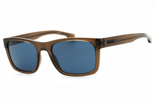 Hugo Boss BOSS 1569/S-09Q KU Brown Rectangular Sunglasses 55mm Sunglasses