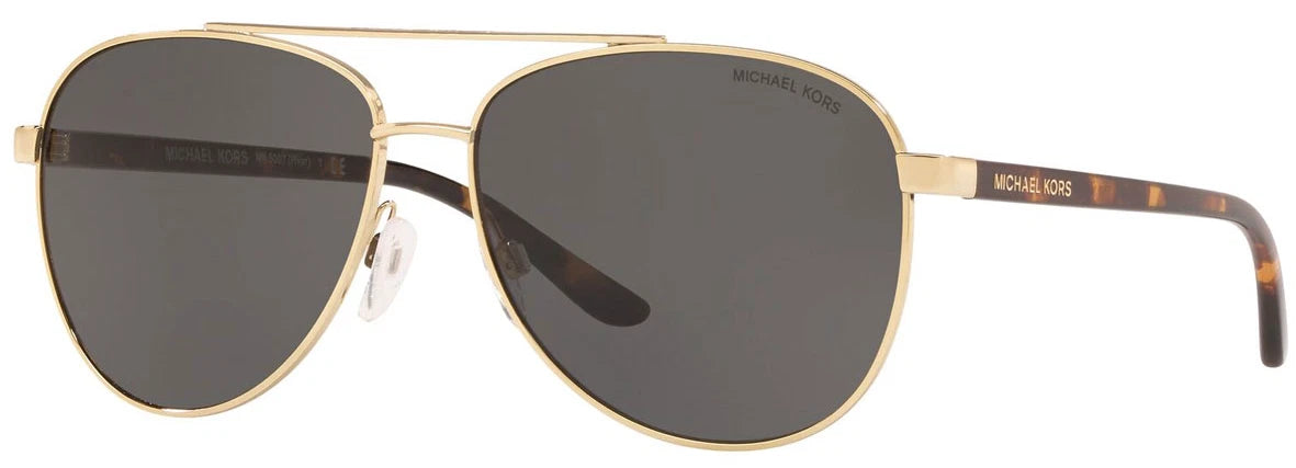 Michael Kors 0MK5007-101487-59 Gold Rectangular SUNGLASSES 59mm Sunglasses