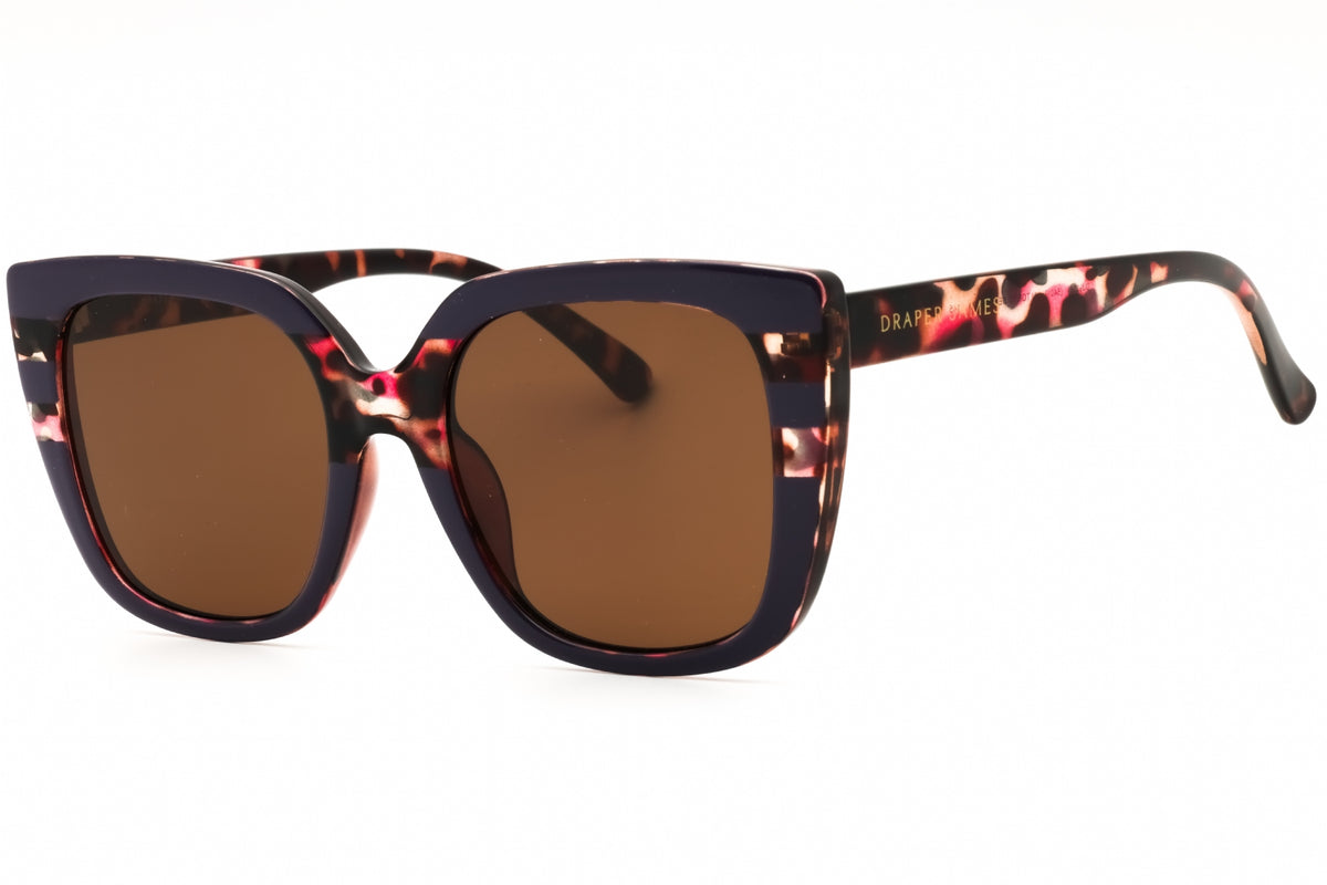 Draper James DJ9036-540 PLUM TORTOISE Oversized Sunglasses 53mm Sunglasses