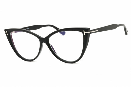 Tom Ford FT5843-B-005 black Cat eye Eyeglasses 56mm