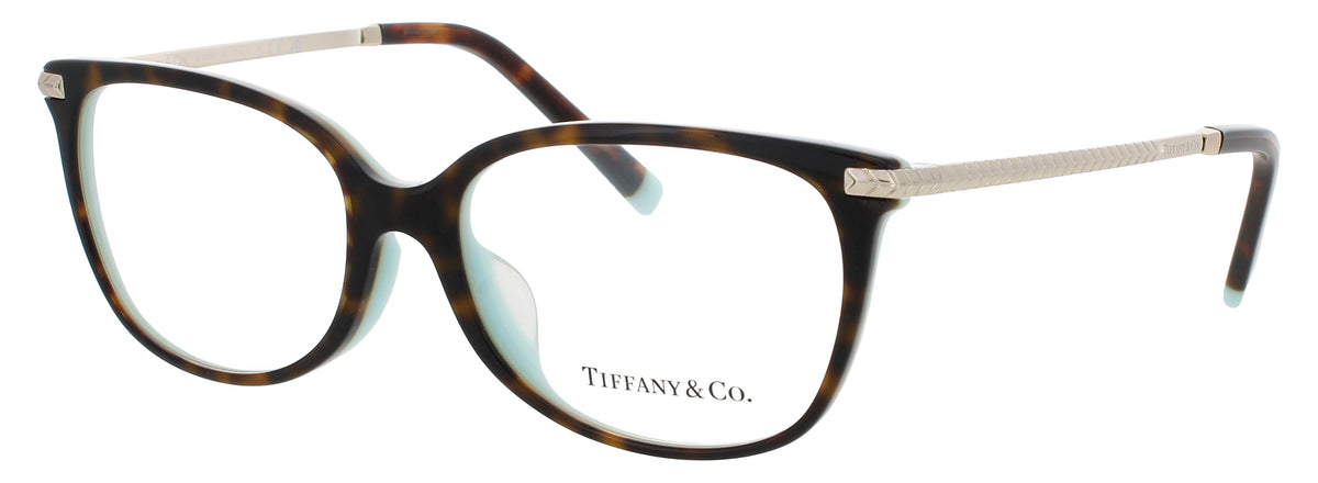 Tiffany & Co TF2221F-813454 HAVANA ON TIFFANY BLUE  Women's Eyeglasses 54mm