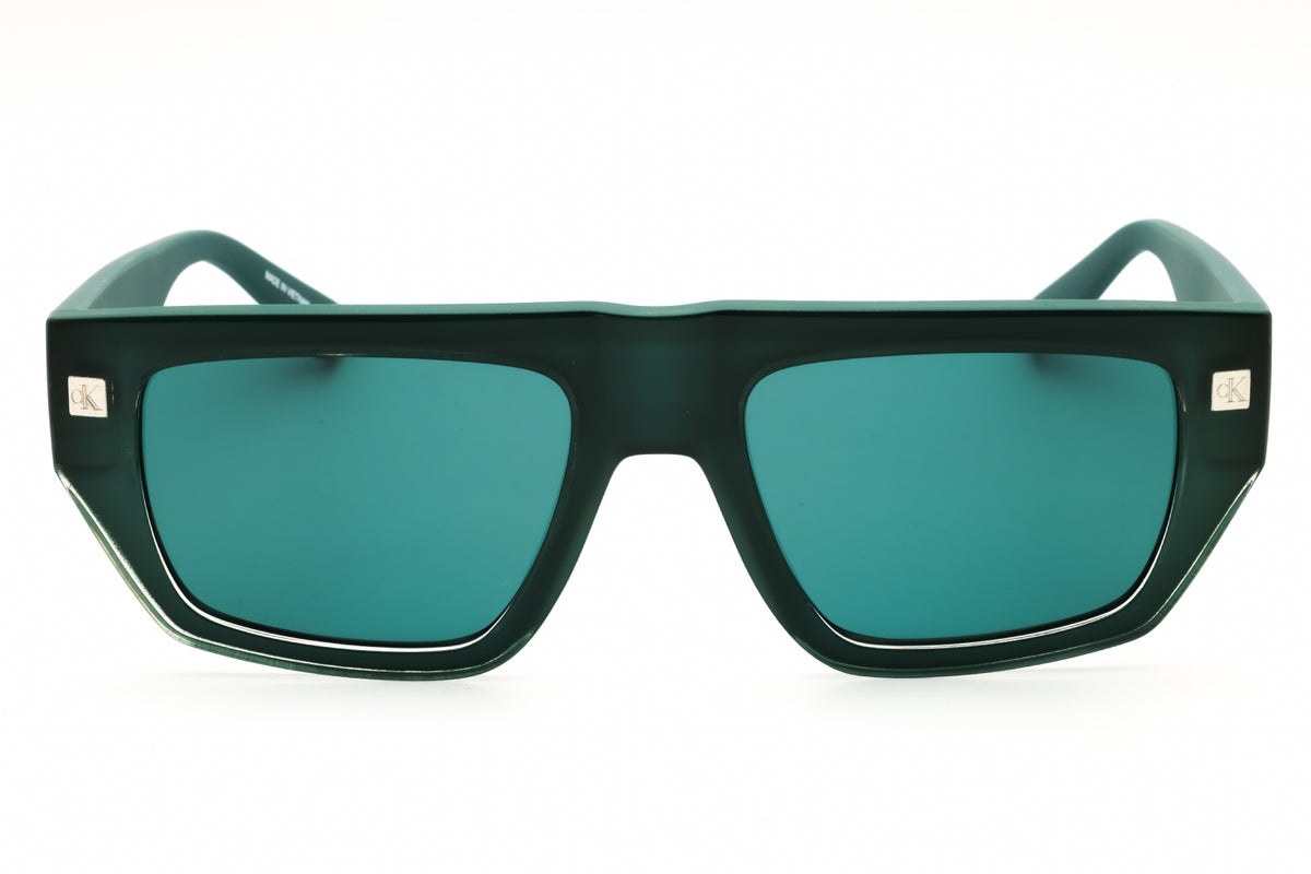 Calvin Klein Jeans CKJ25619S-300 GREEN Rectangular Sunglasses 54mm
