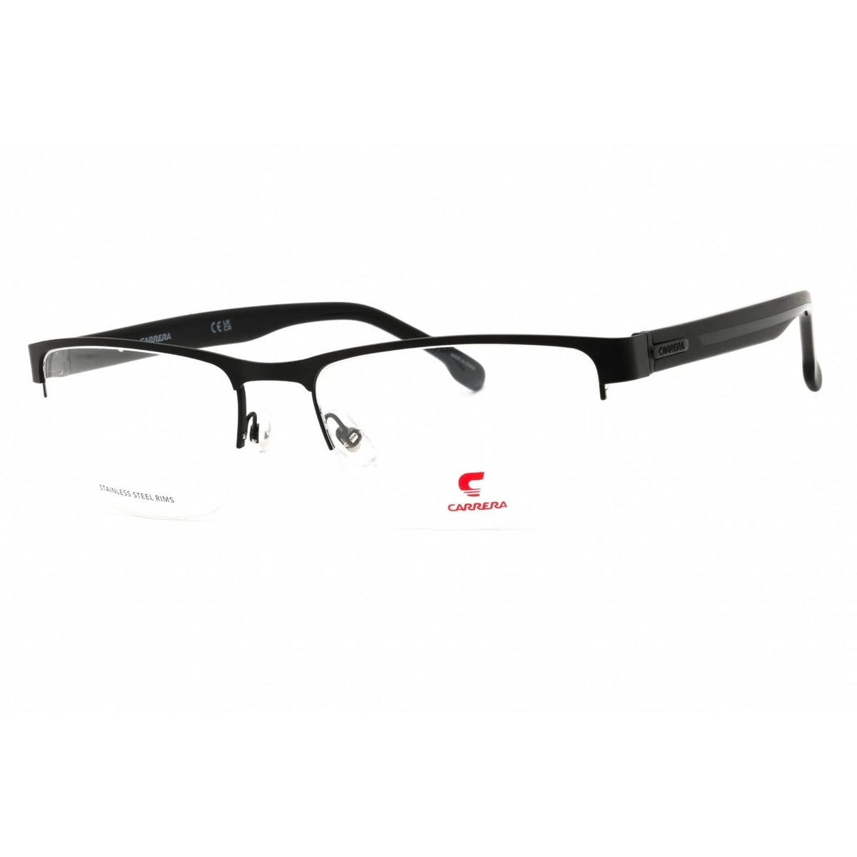 Carrera CARRERA8888-003-58 Matte Black Rectangular Eyeglasses 58mm Eyeglasses