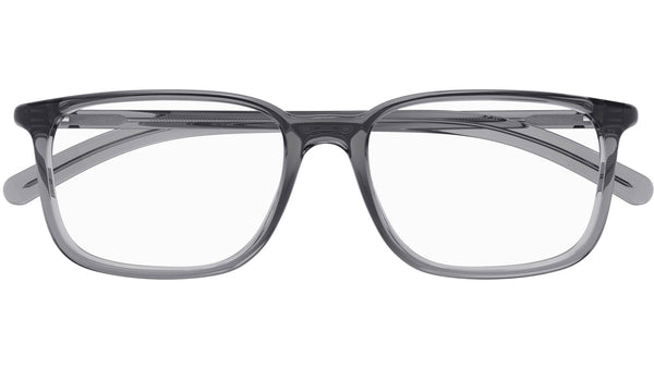 Mont Blanc MB0328o-002 Grey Square Eyeglasses 54mm Eyeglasses
