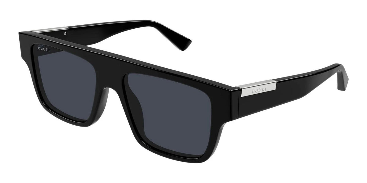 Gucci GG1960S-001 Black Rectangular Sunglasses 53mm Sunglasses