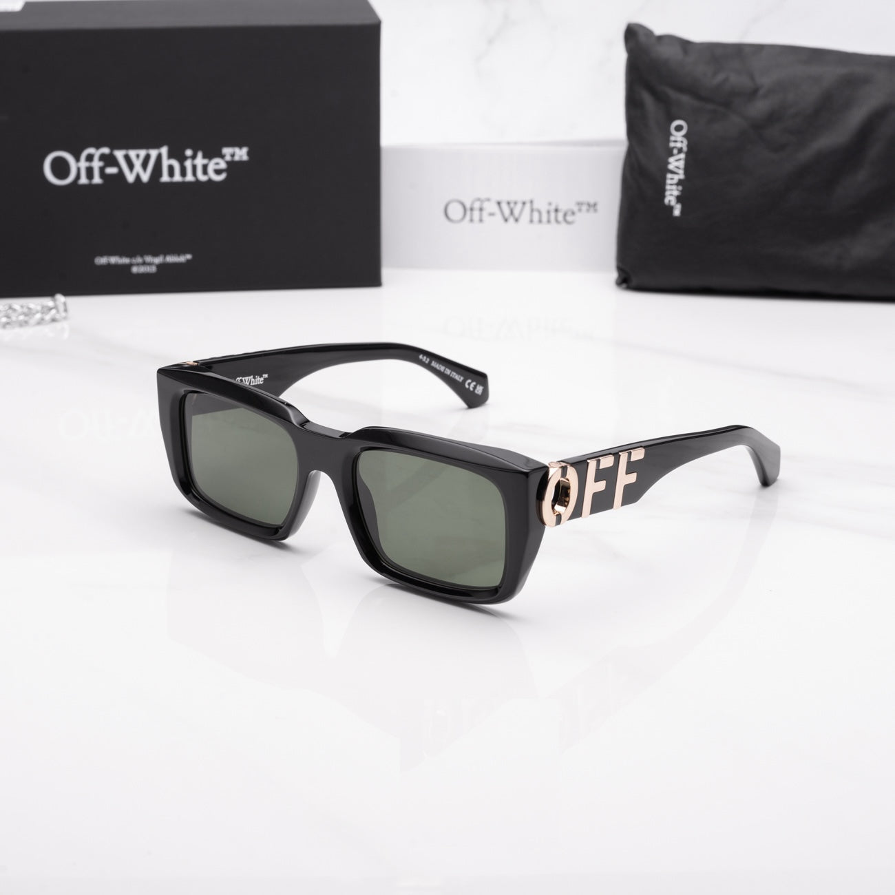 Off-White OERI125S24PLA0011055 54mm New Sunglasses