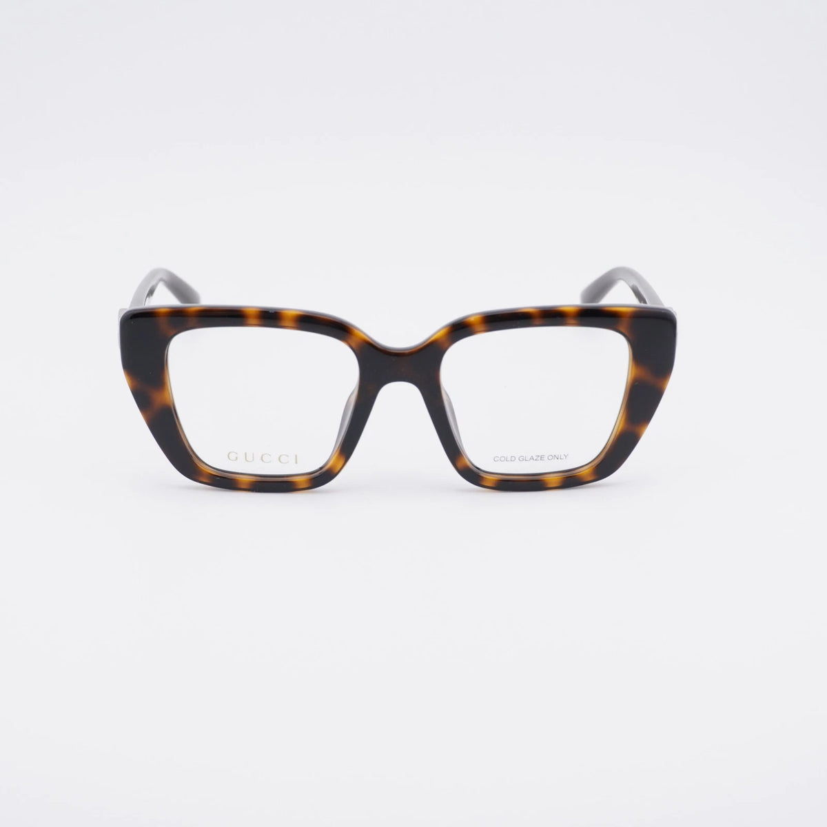 Gucci GG2028o-002 eyeglasses in brown frame with clear lenses