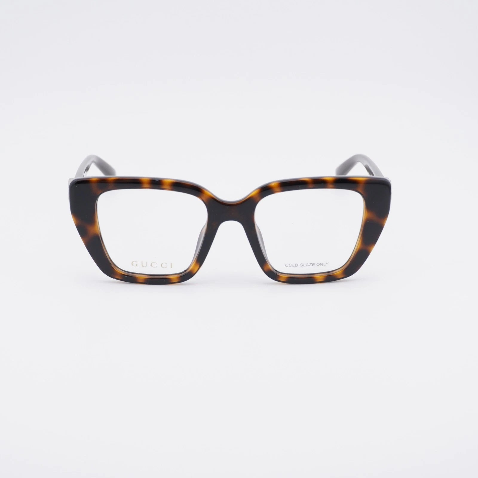 Gucci GG2028o-002 eyeglasses in brown frame with clear lenses