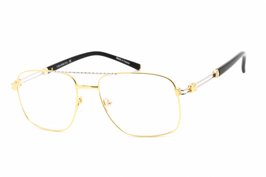 Charriol PC75089-C03 eyeglasses in shiny silver frame with clear lenses