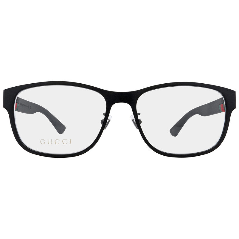 Gucci GG0013O-001-55 eyeglasses in grey frame with clear lenses