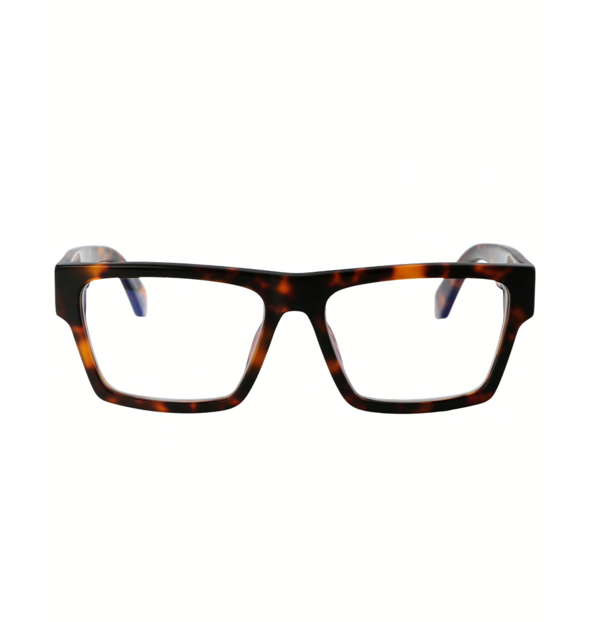 Off-White Style 46 Havana Blue Block Light 56mm New Eyeglasses