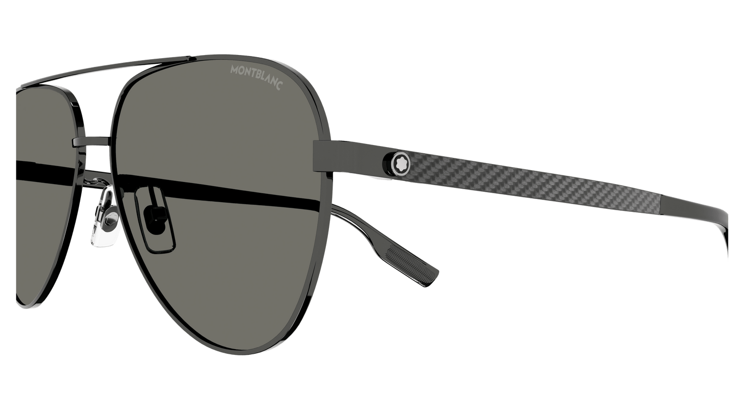 Mont Blanc MB0182S-002 59mm New Sunglasses