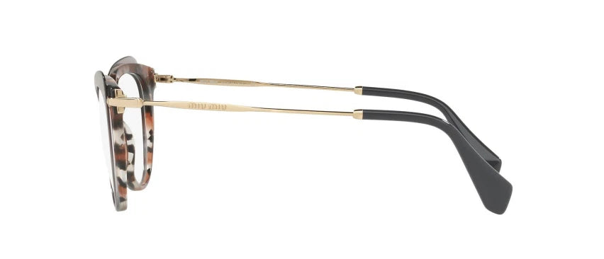Miu Miu 0MU01QV-1111O1-50 Grey Havana / Cocoa / Transparent Shield EYEGLASSES 50mm Eyeglasses
