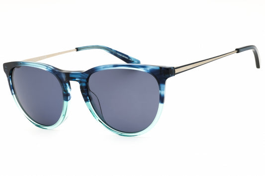 COLE HAAN CH6507-320 TEAL HORN Round Sunglasses 54mm Sunglasses