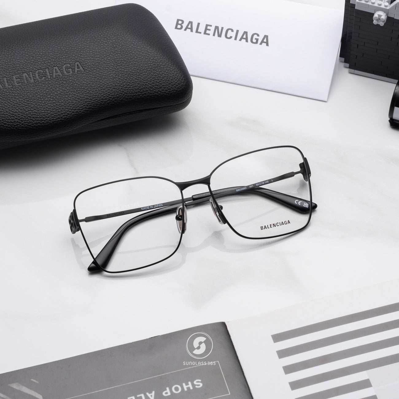 Balenciaga BB0339o-001 59mm New Eyeglasses