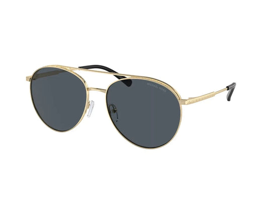 Michael Kors 0MK1138-101487-58 Light Gold Shield SUNGLASSES 0mm Sunglasses