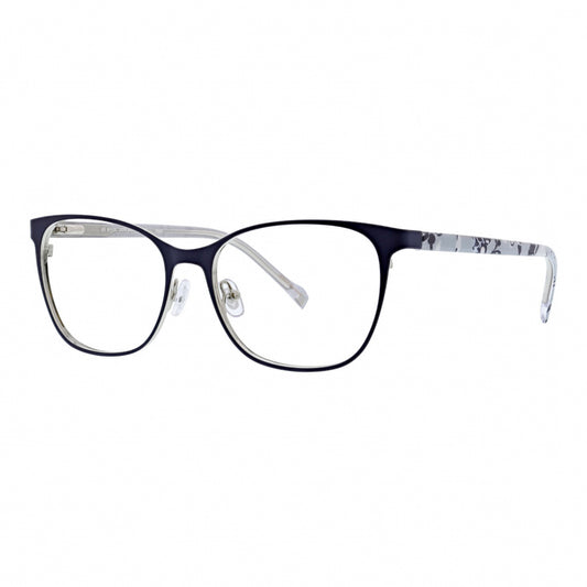 Vera Bradley Saylor Perennials Grey Grey Square Eyeglasses 53mm