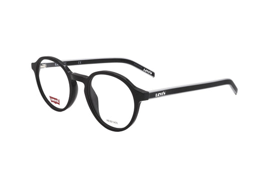 Levis LV-1023-807 eyeglasses in black frame with clear lenses