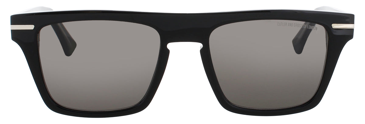Cutler And Gross CGSN-1357-54-01 BLACK TAXI  Men's Sunglasses 54mm Sunglasses