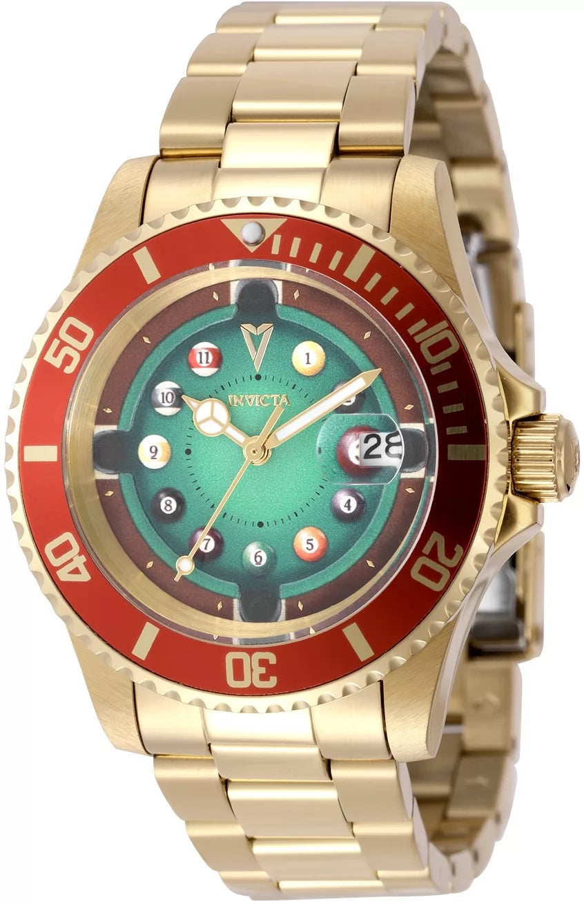 Invicta 50522 Green-Gold   40mm WATCHES