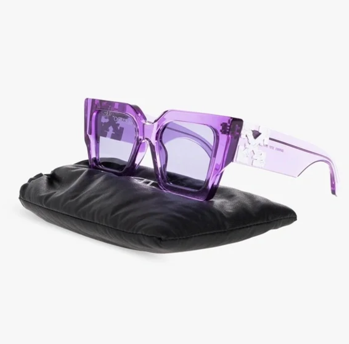 Off-White Catalina Crystal Purple 55mm New Sunglasses