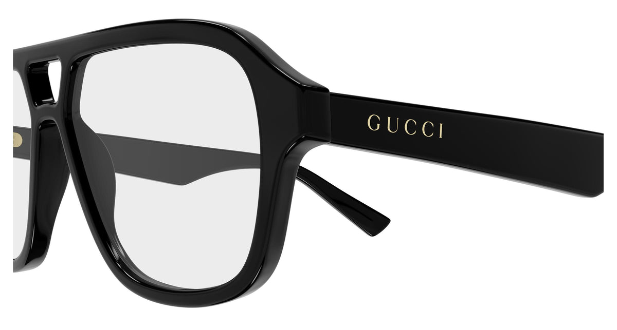 Gucci GG2183o-001 eyeglasses in black frame with clear lenses