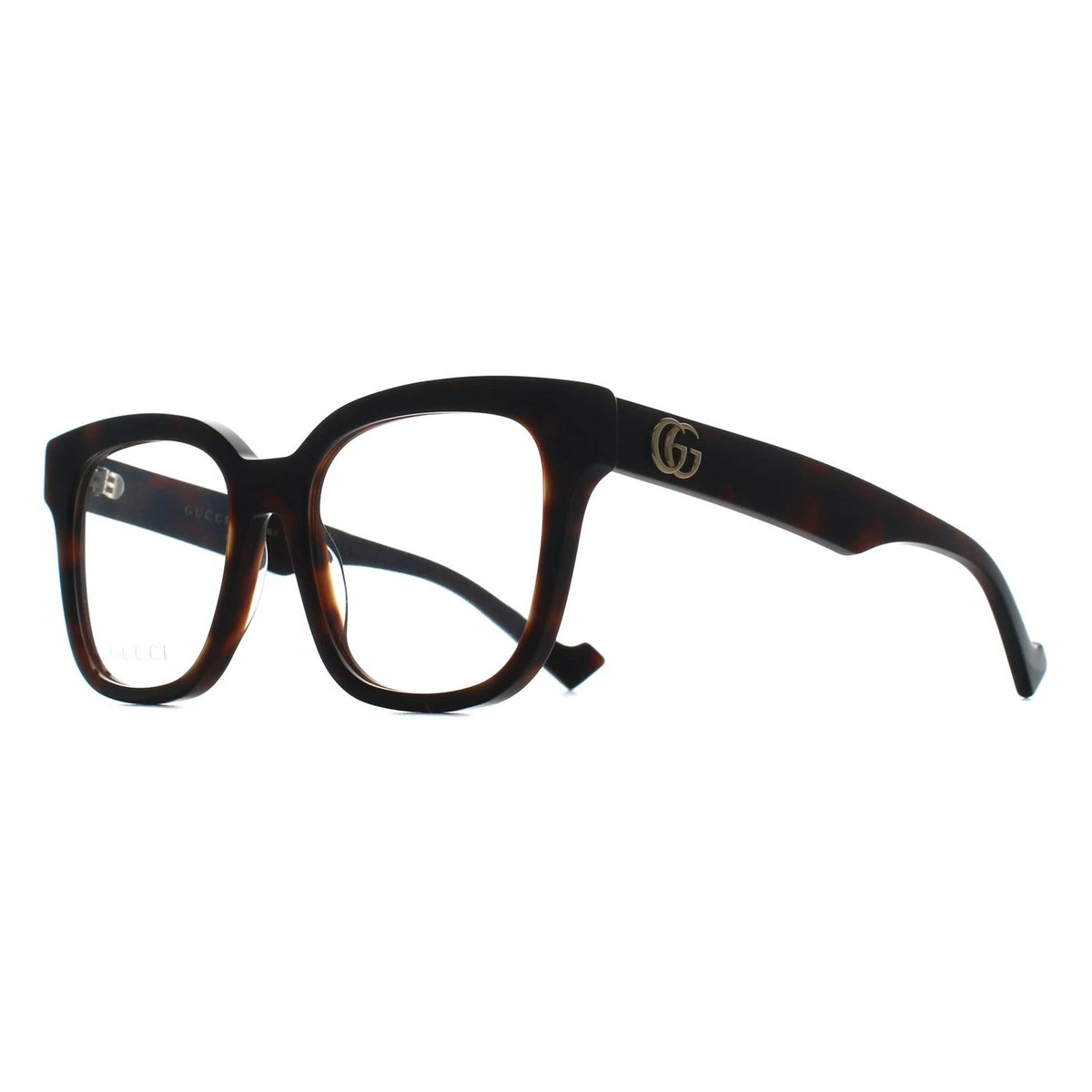 Gucci GG0958O-007 Havana Rectangular Eyeglasses 52mm Eyeglasses
