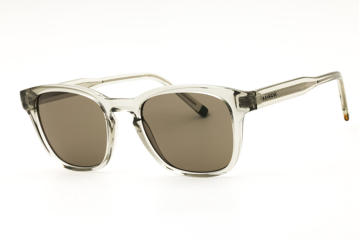 Lacoste L6026S-038 Grey Rectangle Sunglasses 51mm