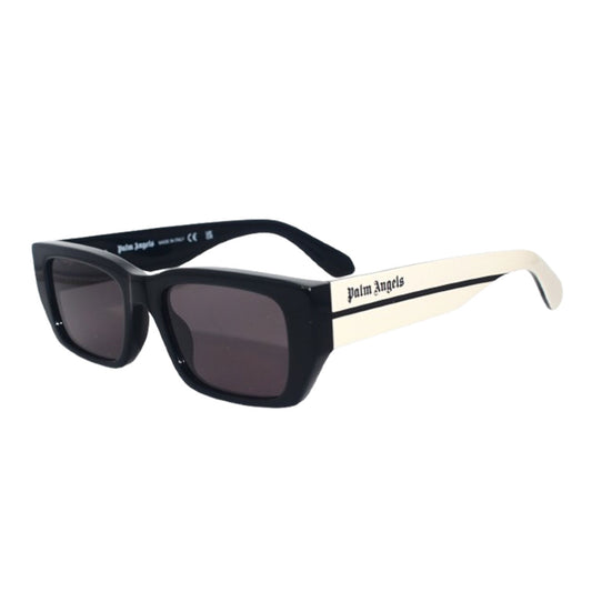 Palm Angels PA1030010753 Shiny Black Rectangular Sunglasses 53mm
