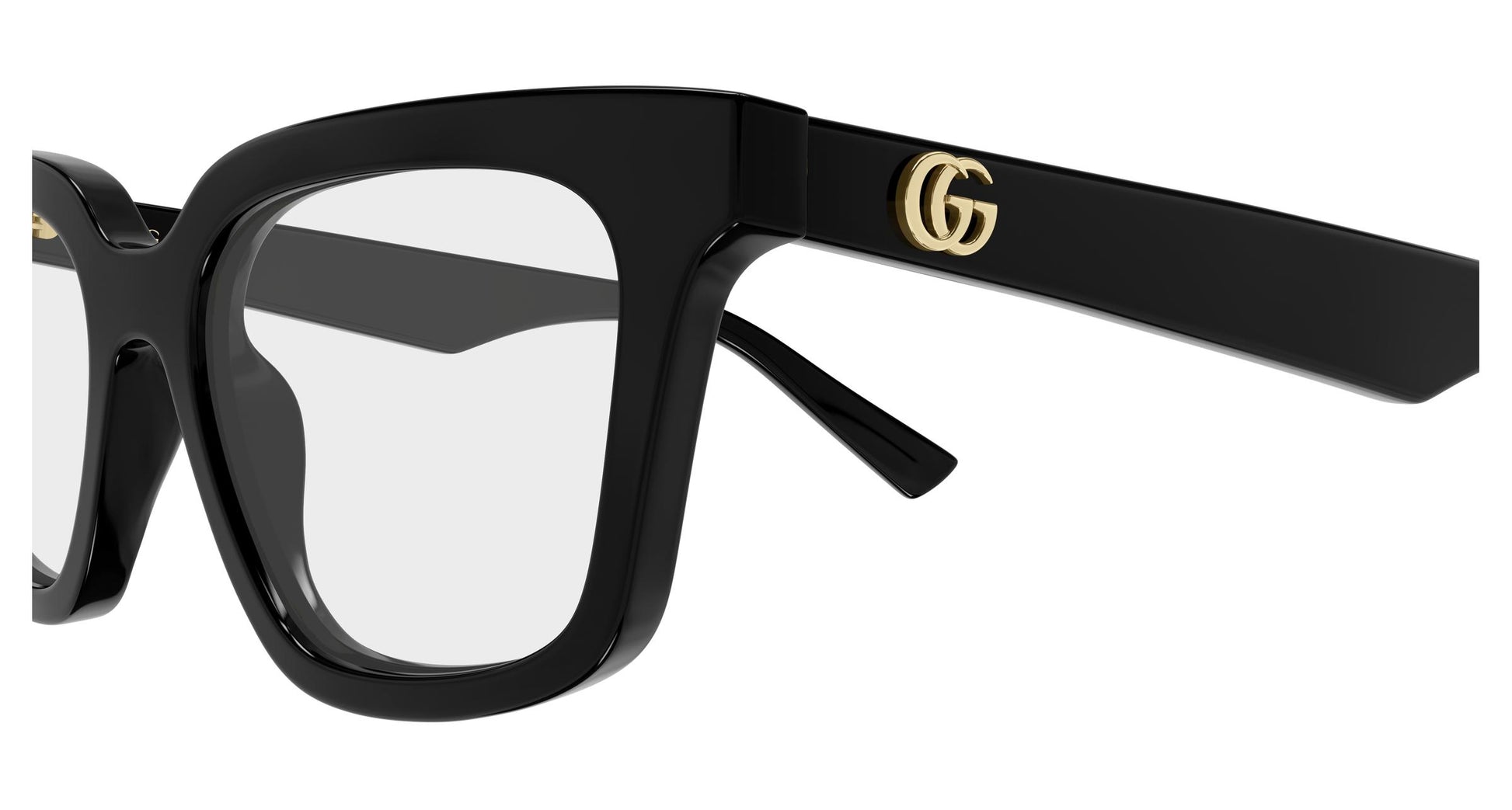Gucci GG2180o-001 eyeglasses in black frame with clear lenses