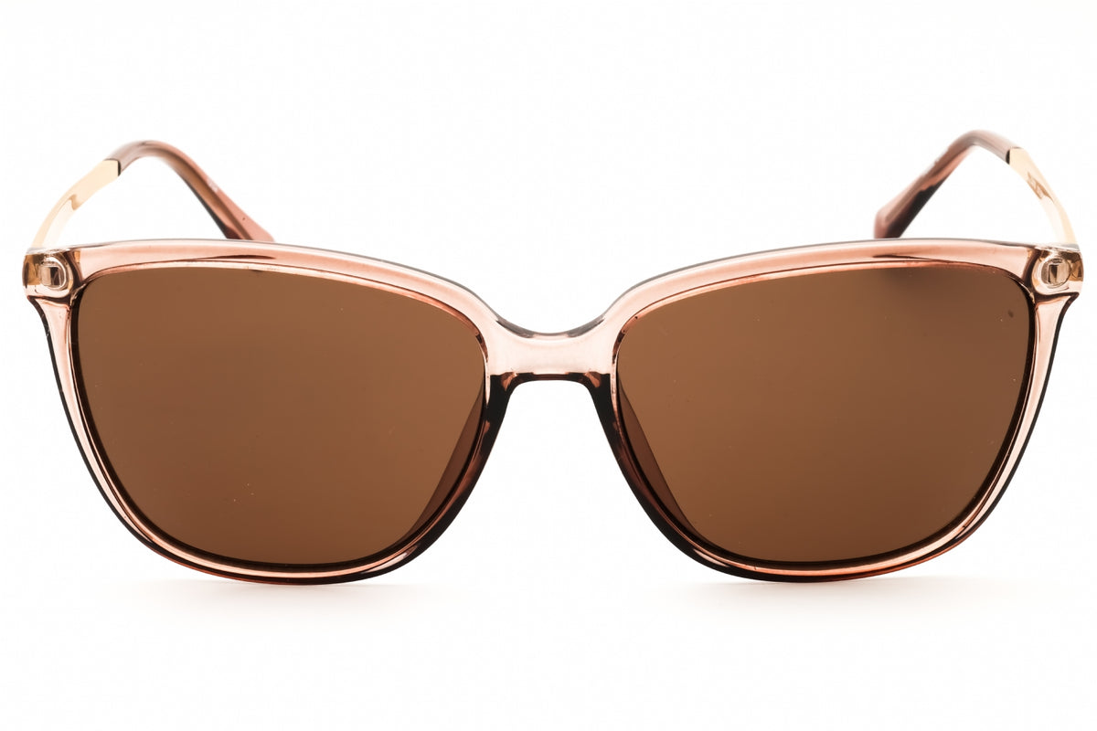 Draper James DJ9030-210 BROWN CRYSTAL Rectangular Sunglasses 57mm Sunglasses