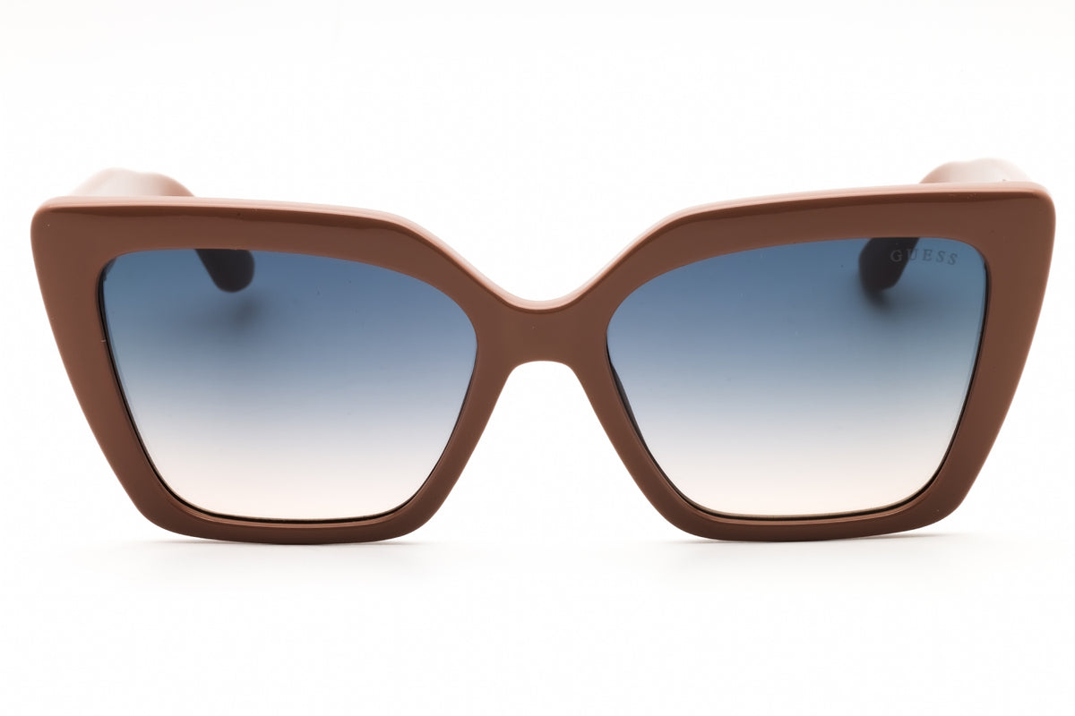 Guess GU00162-57W shiny beige Cat eye Sunglasses 55mm Sunglasses