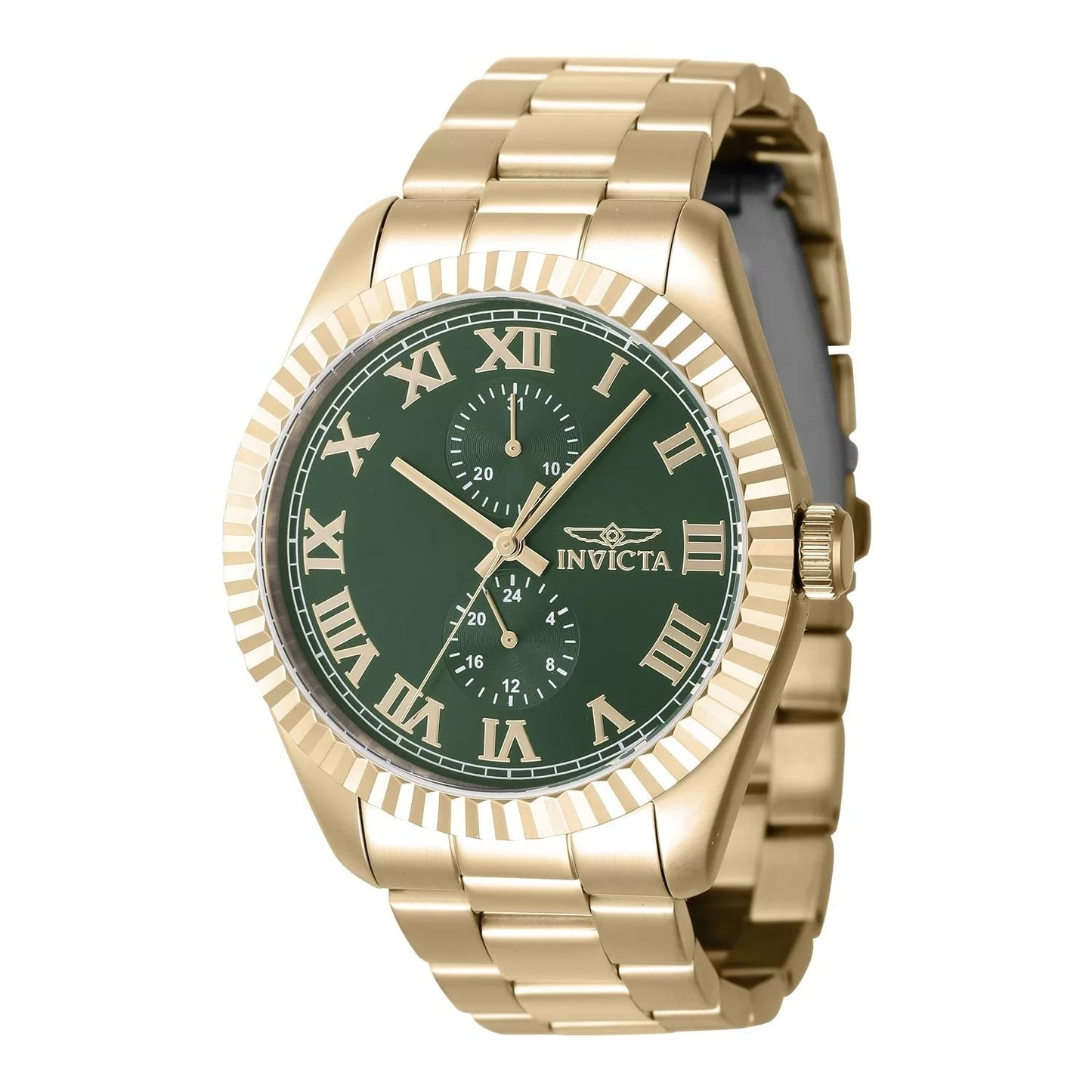 Invicta 47430 47430 Watch - Green Dial Stainless Steel Band