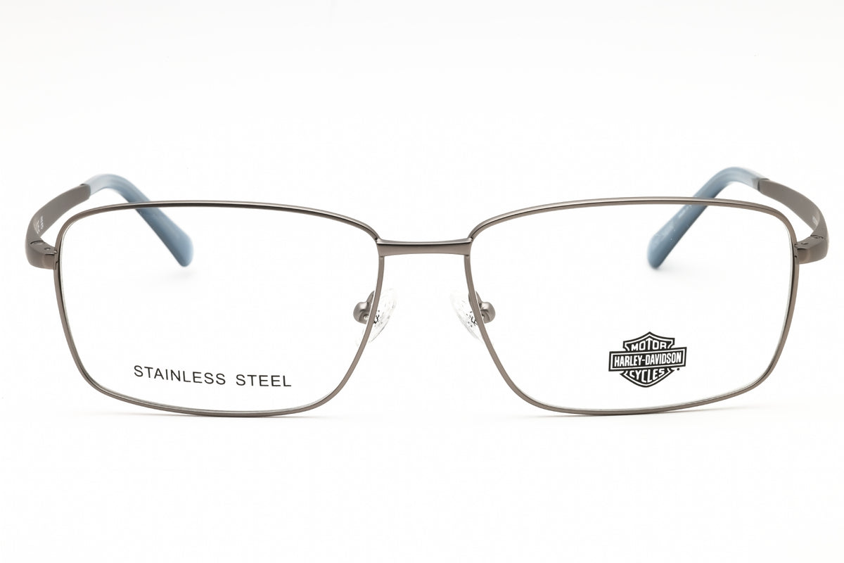 Harley Davidson HD50100-011 matte light nickeltin Rectangular Eyeglasses 62mm