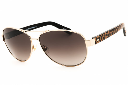Kate Spade DALIA2/S-094R HA GOLD PATTERN BEIGE Aviator Sunglasses 58mm Sunglasses