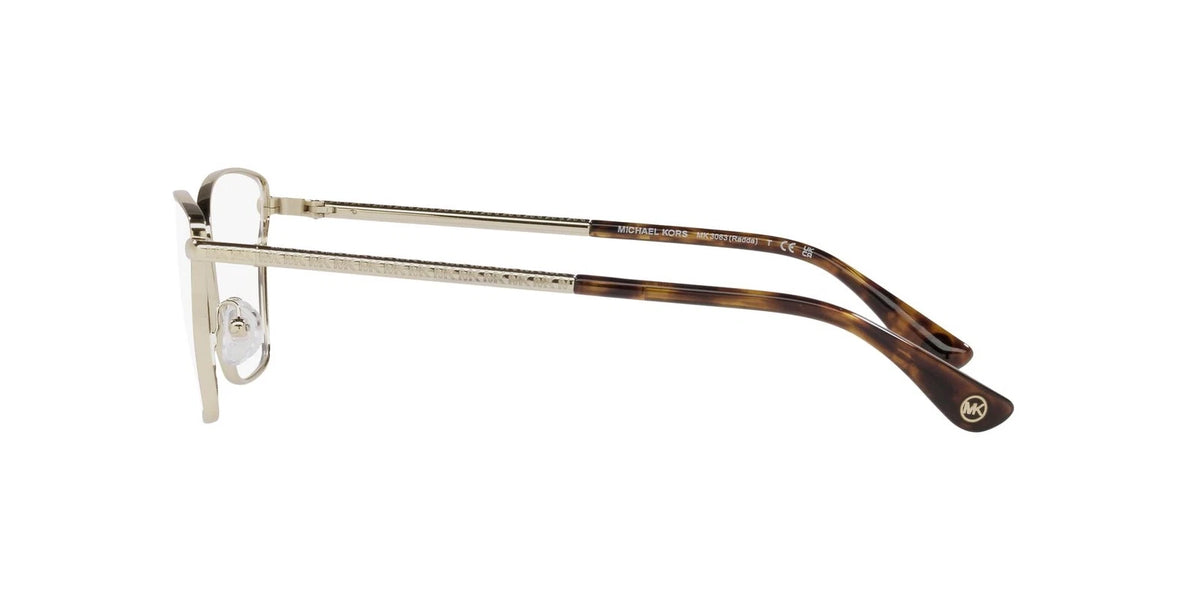 Michael Kors 0MK3063-1014-55 Light Gold Square EYEGLASSES 55mm Eyeglasses