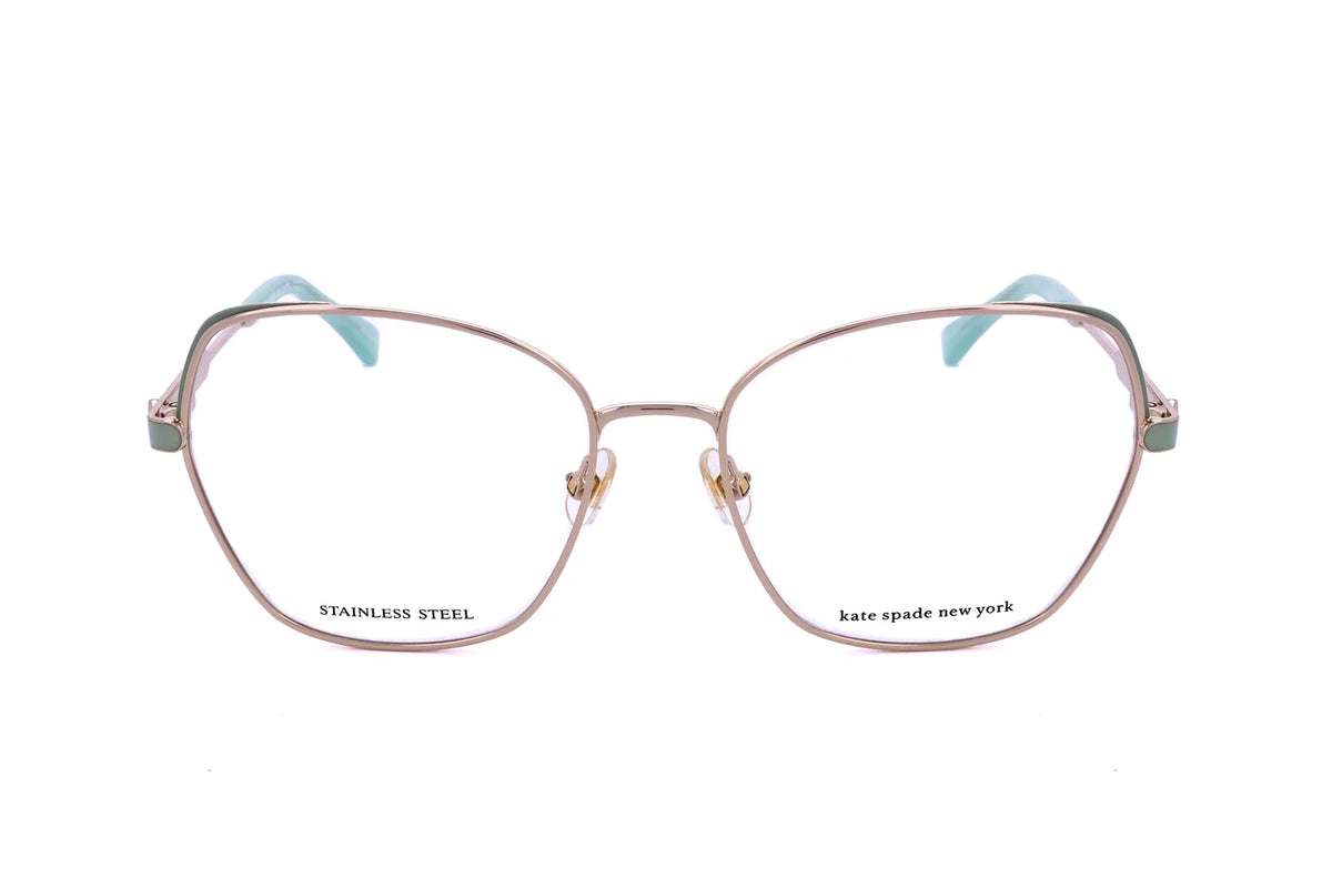 Kate Spade ZEENA/G PEF Gold Rectangle Eyeglasses 54mm Eyeglasses