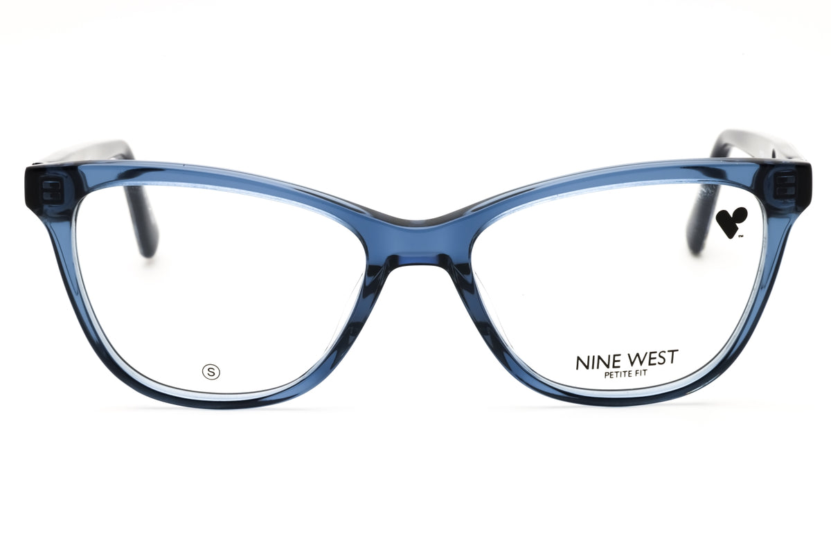 Nine West NW5228-400 NAVY CRYSTAL Cat eye Eyeglasses 50mm Eyeglasses