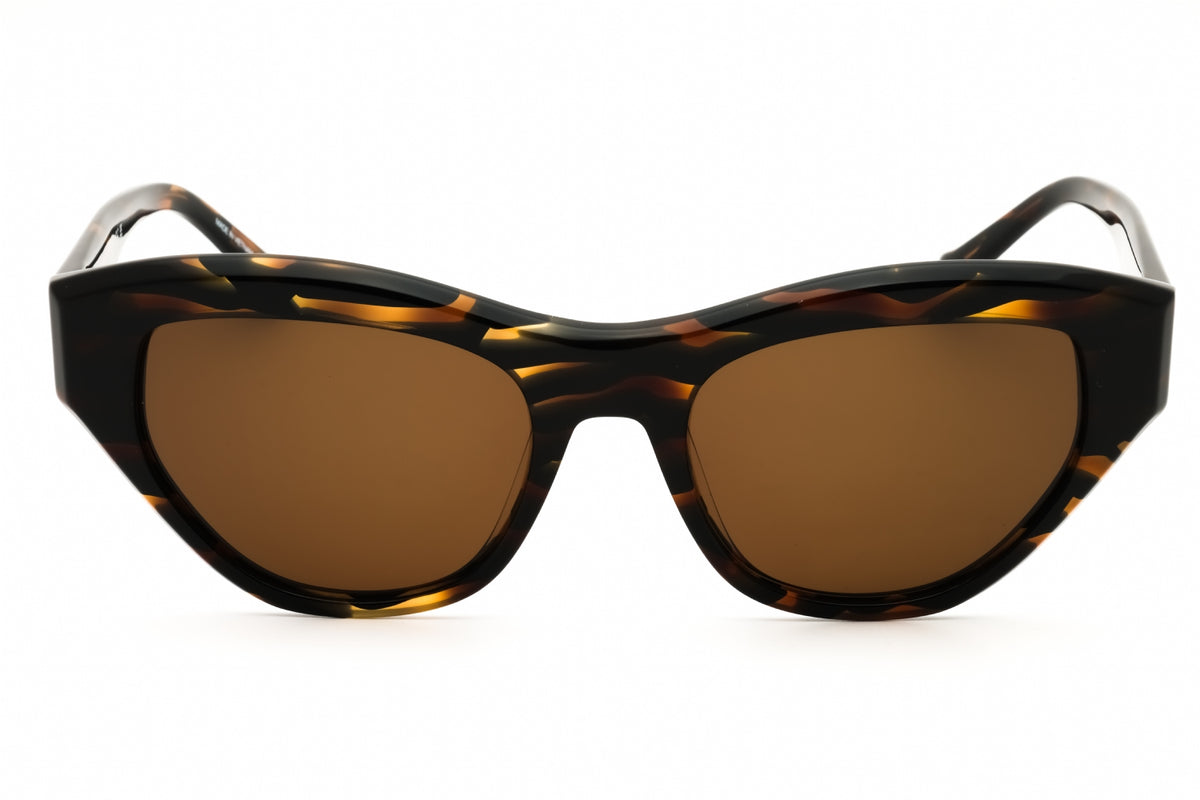 DKNY DO517S-233 CRYSTAL BROWN HORN Cat eye Sunglasses 54mm Sunglasses