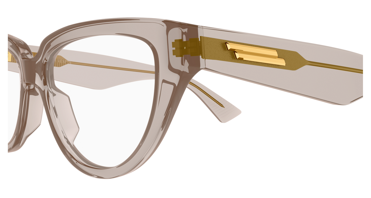Bottega Veneta BV1503O-003-53 Brown Cat Eye  53mm Eyeglasses
