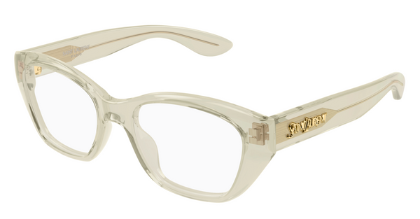 Yves Saint Laurent SL 925-004 Green Cat Eye Eyeglasses 54mm Eyeglasses
