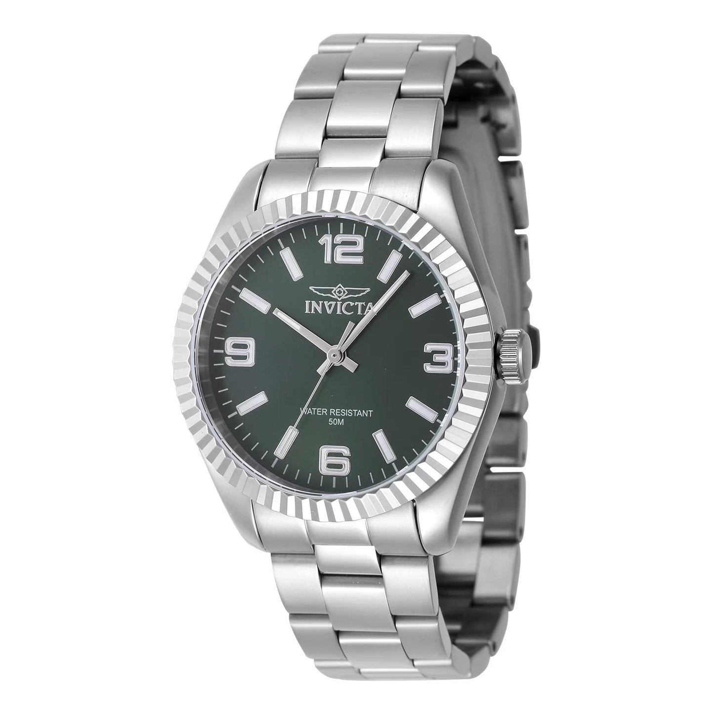 Invicta 47465 47465 Watch - Green Dial Stainless Steel Band