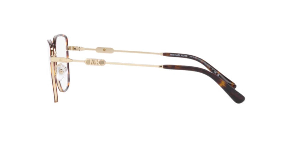 Michael Kors 0MK3065J-1016-54 'Light Gold/Dark Tortoise Square EYEGLASSES 54mm Eyeglasses