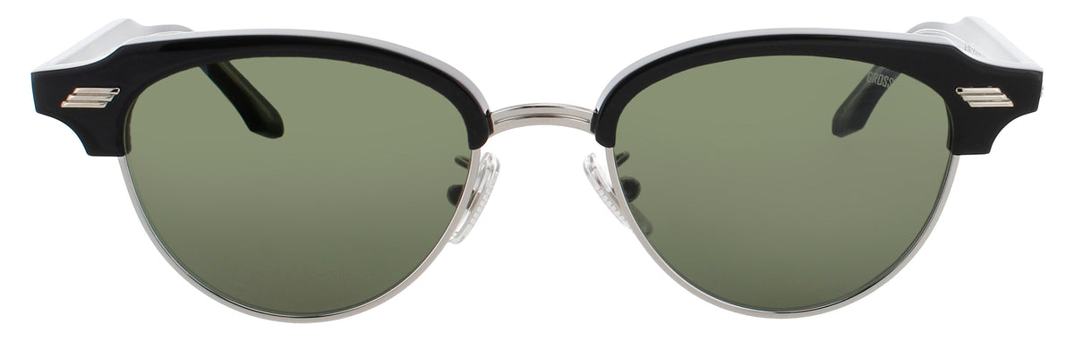 Cutler And Gross CGSN-1335-51-02 BLACK  Unisex Sunglasses 51mm Sunglasses