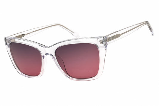 Nine West NW664S-000 CRYSTAL CLEAR Cat eye Sunglasses 53mm Sunglasses